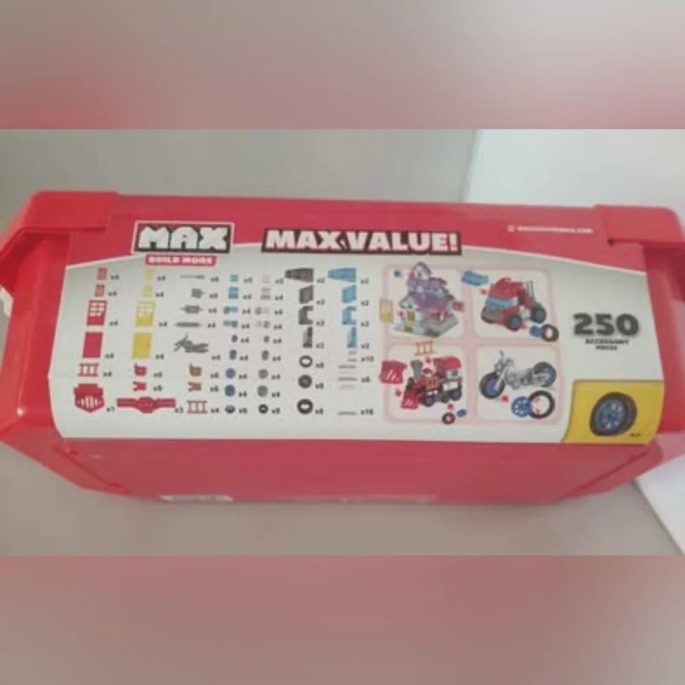 MAX Build More Wheels Windows & Doors 250 Accessory pieces NWT